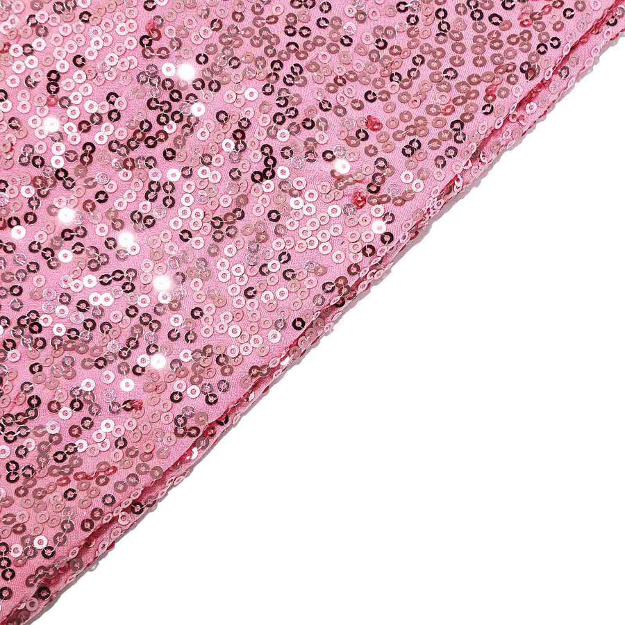5 pack | 6x15 Pink Sequin Spandex Chair Sash