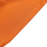 5 pack | 5"x14" Orange Spandex Stretch Chair Sash with Silver Diamond Ring Slide Buckle