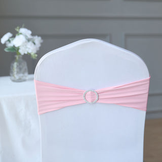 Transform Your Chairs with Pink Spandex Chair Sashes