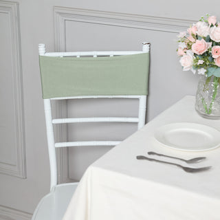 Create Lasting Impressions with Sage Green Chair Sashes