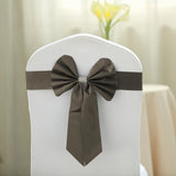 Enhance Your Event Decor with Charcoal Gray Reversible Chair Sashes