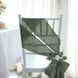 5 Pack | Eucalyptus Sage Green Satin Chair Sashes - 6inch x 106inch