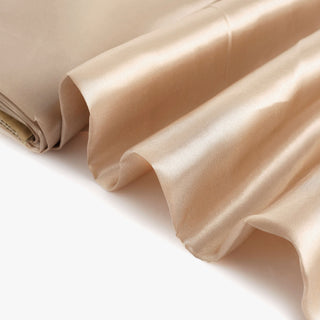 Unlimited Possibilities with Nude Satin Fabric Bolt
