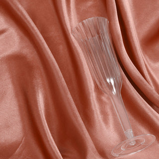 Wholesale Terracotta (Rust) Satin Fabric for Unforgettable Events
