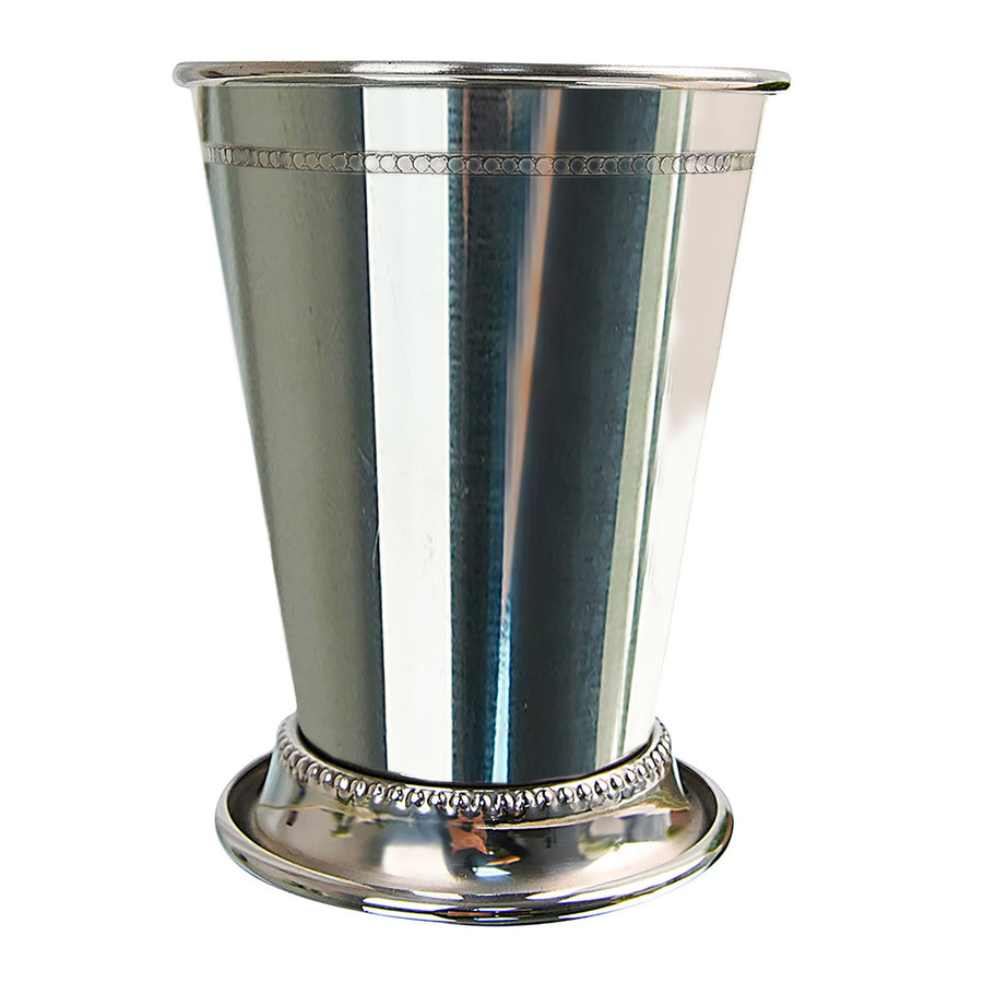 4.5inch Mint Julep Cup Vases - Silver#whtbkgd