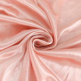 14ft Dusty Rose Pleated Satin Double Drape Table Skirt#whtbkgd