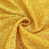 17ft Gold Metallic Shimmer Tinsel Spandex Pleated Table Skirt with Top Velcro Strip#whtbkgd