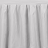 17ft Silver Pleated Polyester Table Skirt, Banquet Folding Table Skirt#whtbkgd