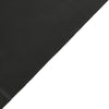 14ft Black Ruffled Plastic Disposable Table Skirt, Waterproof Outdoor/Indoor Table Drape#whtbkgd