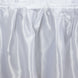 White Table Skirt / Satin - 14'#whtbkgd