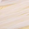 21FT Extra Long 48 inch Two Layered Tulle & Satin Table Skirt - Champagne | White#whtbkgd