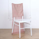 Blush / Rose Gold Metallic Shimmer Tinsel Spandex Stretch Chair Slipcover#whtbkgd