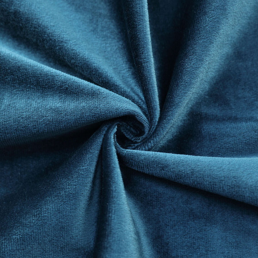 Navy Blue Buttery Soft Velvet Chiavari Chair Back Slipcover, Solid Back Chair Cover Cap#whtbkgd