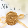 1 Set | Wax Seal Stamp Kit, Gold Silver "With Love" and "Thank You" Wax Stamp, Mailing Crafts Set