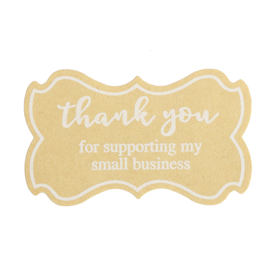 2 inch Rectangle Thank You For Supporting My Small Business Sticker Rolls, Envelope Seals