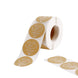 Natural Kraft Thank You for celebrating with Us Stickers Roll, Wedding Favor Envelopes Seal