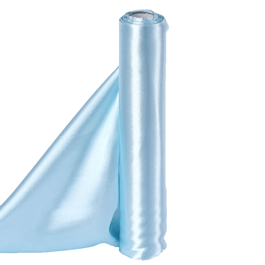12Inchx10yd | Blue Satin Fabric Bolt, DIY Craft Wholesale Fabric#whtbkgd