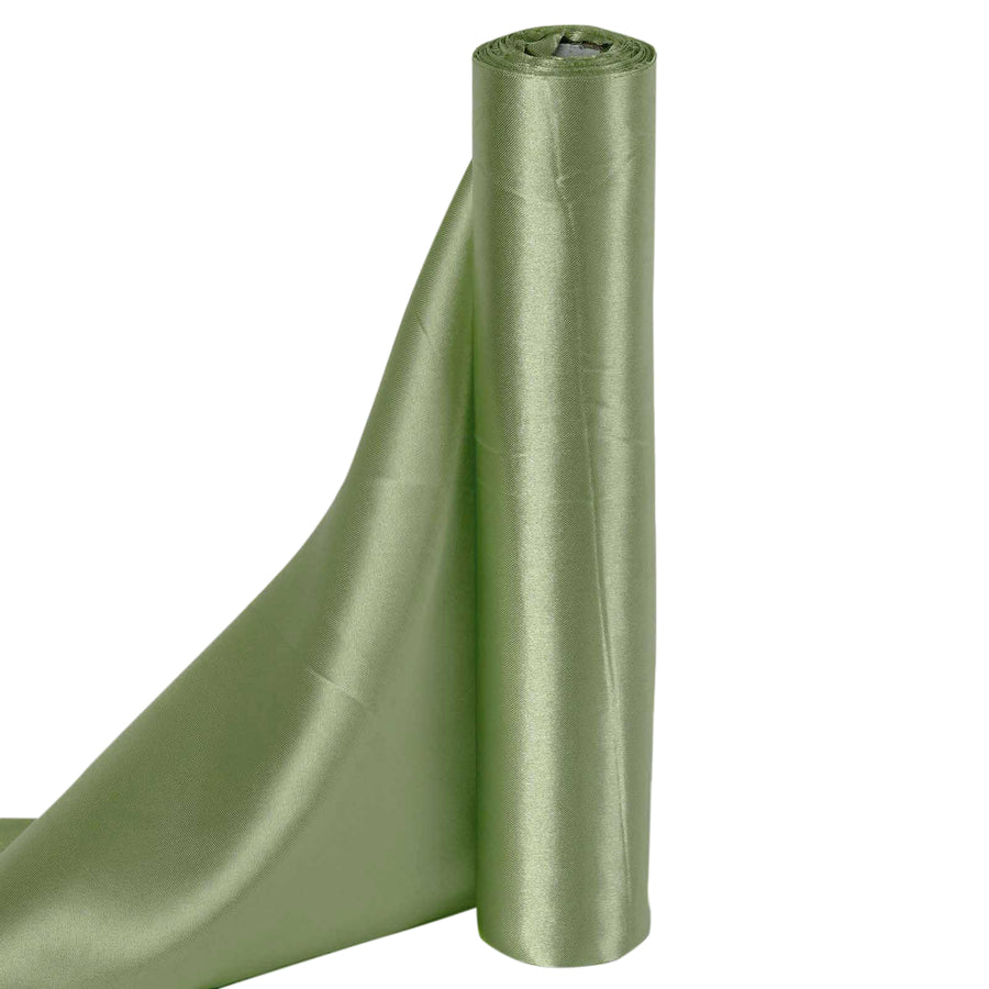 12Inchx10yd | Sage Green Satin Fabric Bolt, DIY Craft Wholesale Fabric#whtbkgd