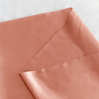 Terracotta (Rust) Satin Fabric Bolt: The Perfect Choice for Your Event Decor