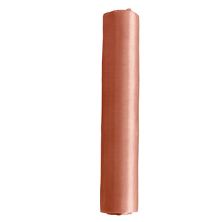 Terracotta (Rust) Satin Fabric Bolt for Elegant Event Decor
