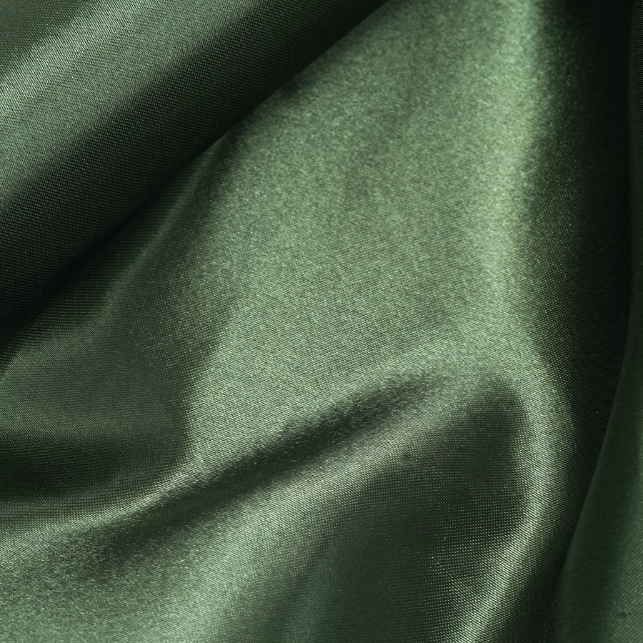 12Inchx10yd | Olive Green Satin Fabric Bolt, DIY Craft Wholesale Fabric