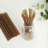 Biodegradable Sugarcane Straws, 100% Plant Based Drinking Straws, Disposable Straws