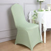 Sage Green Spandex Stretch Fitted Banquet Chair Cover - 160 GSM

