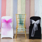 Chair Sash Organza - sample lot - 26 colors