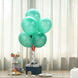 25 Pack | 12inch Shiny Pearl Turquoise Latex Helium or Air Balloons