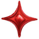 3 Pack | 23inches Shiny Red Quadrangle Star Mylar Foil Helium Air Balloon#whtbkgd