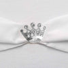 2inch Silver Diamond Metal Crown Sash Bow Pin, Rhinestone Tiara