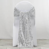 Chair Sashes, Sequin Fabric, Wedding Chair Decorations