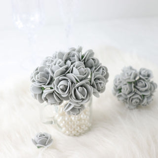 Elegant Silver Roses for Your Event Decor