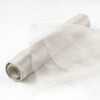 12inch x 10yd | Silver Sheer Chiffon Fabric Bolt, DIY Voile Drapery Fabric