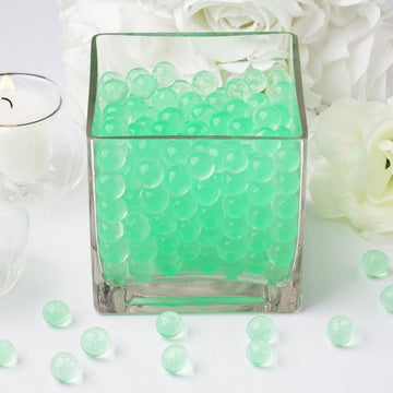 200-250 Pcs | Small Apple Green Jelly Ball Water Bead Vase Fillers - Clearance SALE