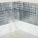 10 Pack | 12"x12" Silver Peel and Stick Backsplash Mirror Wall Tiles