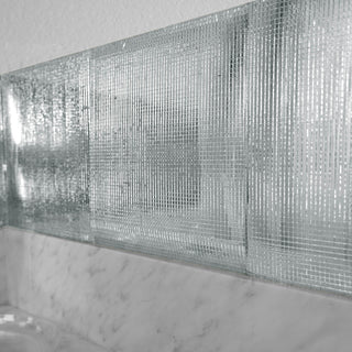 Add a Touch of Elegance with Silver Peel and Stick Backsplash