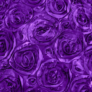 Unleash the Beauty and Charm of Purple Rosette Tablecloth