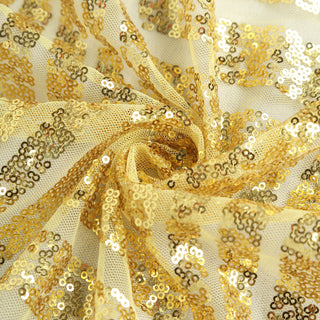 Create a Memorable Event with the Gold Sequin Tablecloth