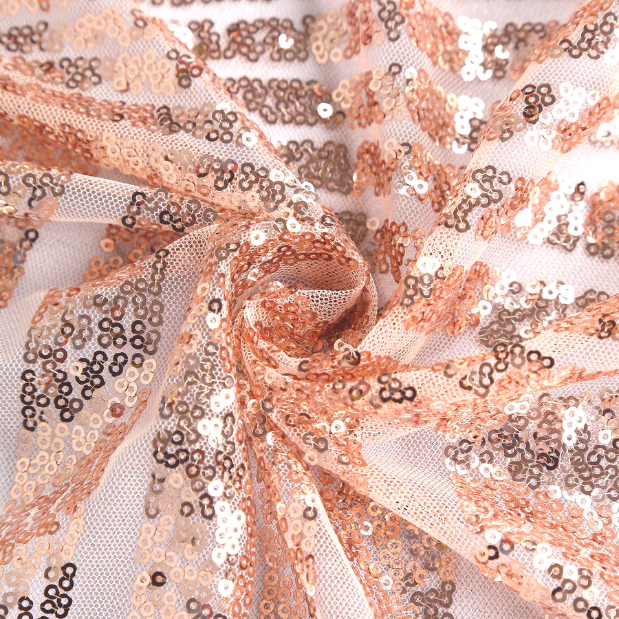 90x132inch Blush Rose Gold Geometric Glitz Art Deco Sequin Rectangular Tablecloth#whtbkgd