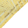 90x132inch Gold Geometric Glitz Art Deco Sequin Rectangular Tablecloth