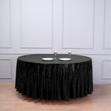 Elevate Your Event Decor with the Black Sequin Tablecloth