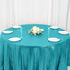 120" Turquoise Premium Sequin Round Tablecloth
