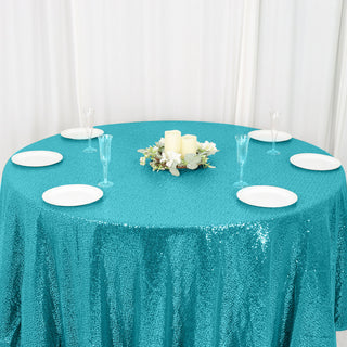 Create an Unforgettable Atmosphere with Turquoise Sequin Magic