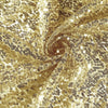 132inches Champagne Premium Sequin Round Tablecloth, Sparkly Tablecloth#whtbkgd