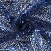 132inch Navy Blue Premium Sequin Round Tablecloth, Sparkly Tablecloth#whtbkgd
