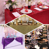 60 inch x 102 inch Burgundy Premium Sequin Rectangle Tablecloth