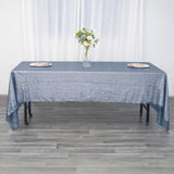 60inch x 126inch Dusty Blue Premium Sequin Rectangle Tablecloth
