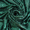 60x126 inches Hunter Emerald Green Premium Sequin Rectangle Tablecloth#whtbkgd