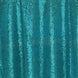 60x126" Wholesale Premium SEQUIN Tablecloth For Banquet Wedding Party - Turquoise